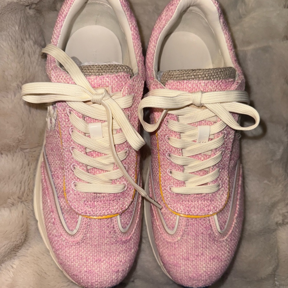 Tory Burch Pink and White Women's Sneakers